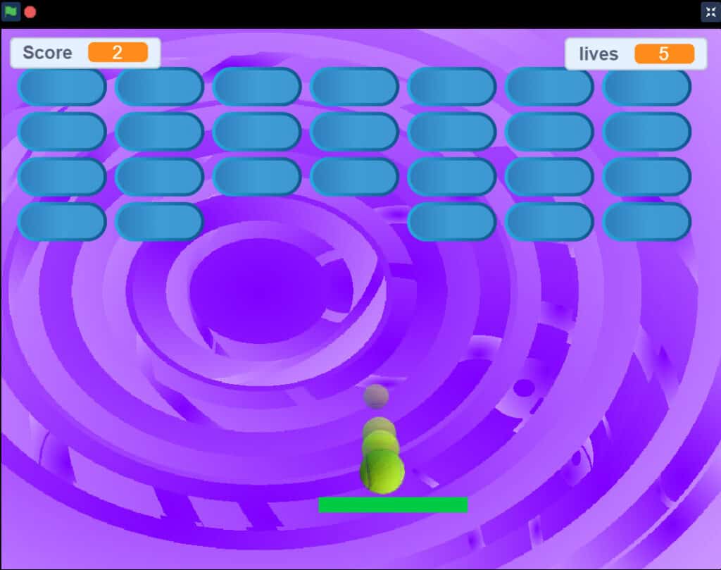 brickbreaker screenshot