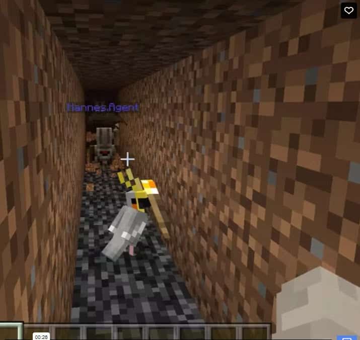 agente o robotino di minecraft che scava