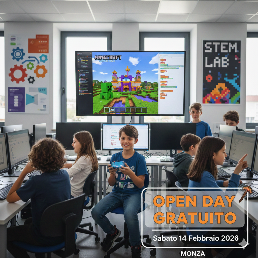 STEM Lab Monza: Iscrizione a Corsi di Coding & Robotica